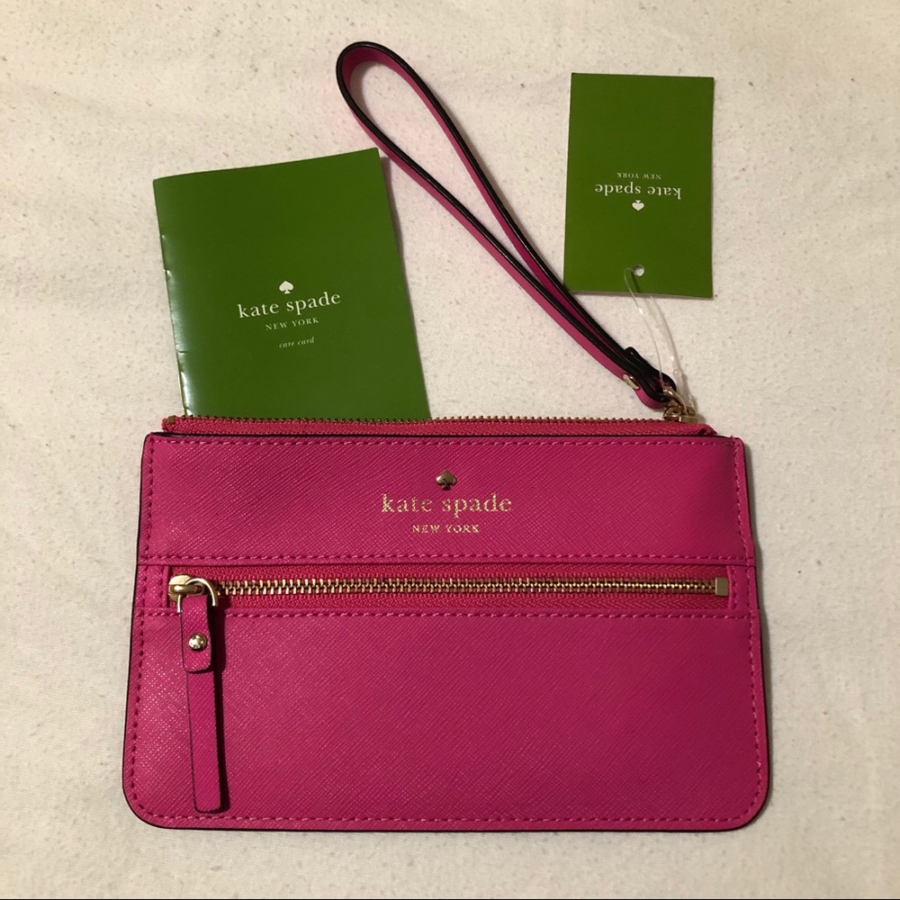 Kate Spade Wristlet Hot Pink!!